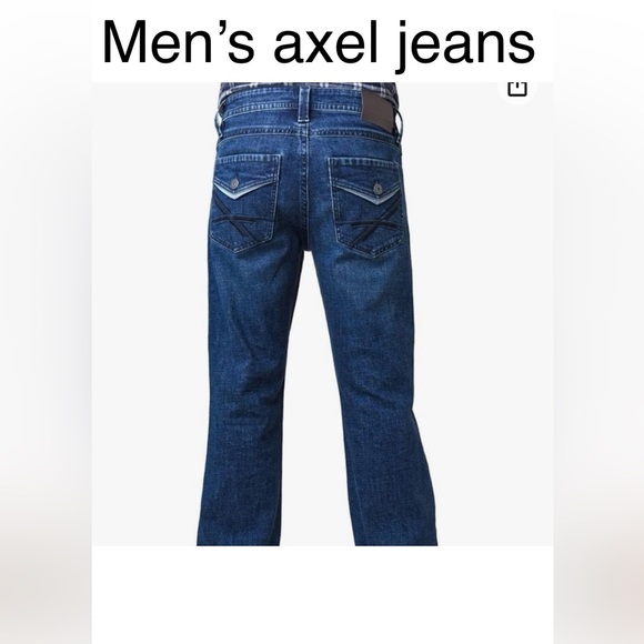 Men’s Axel jeans size 34/32 light color, slim boot new with tag jeans nwtss - Picture 1 of 8